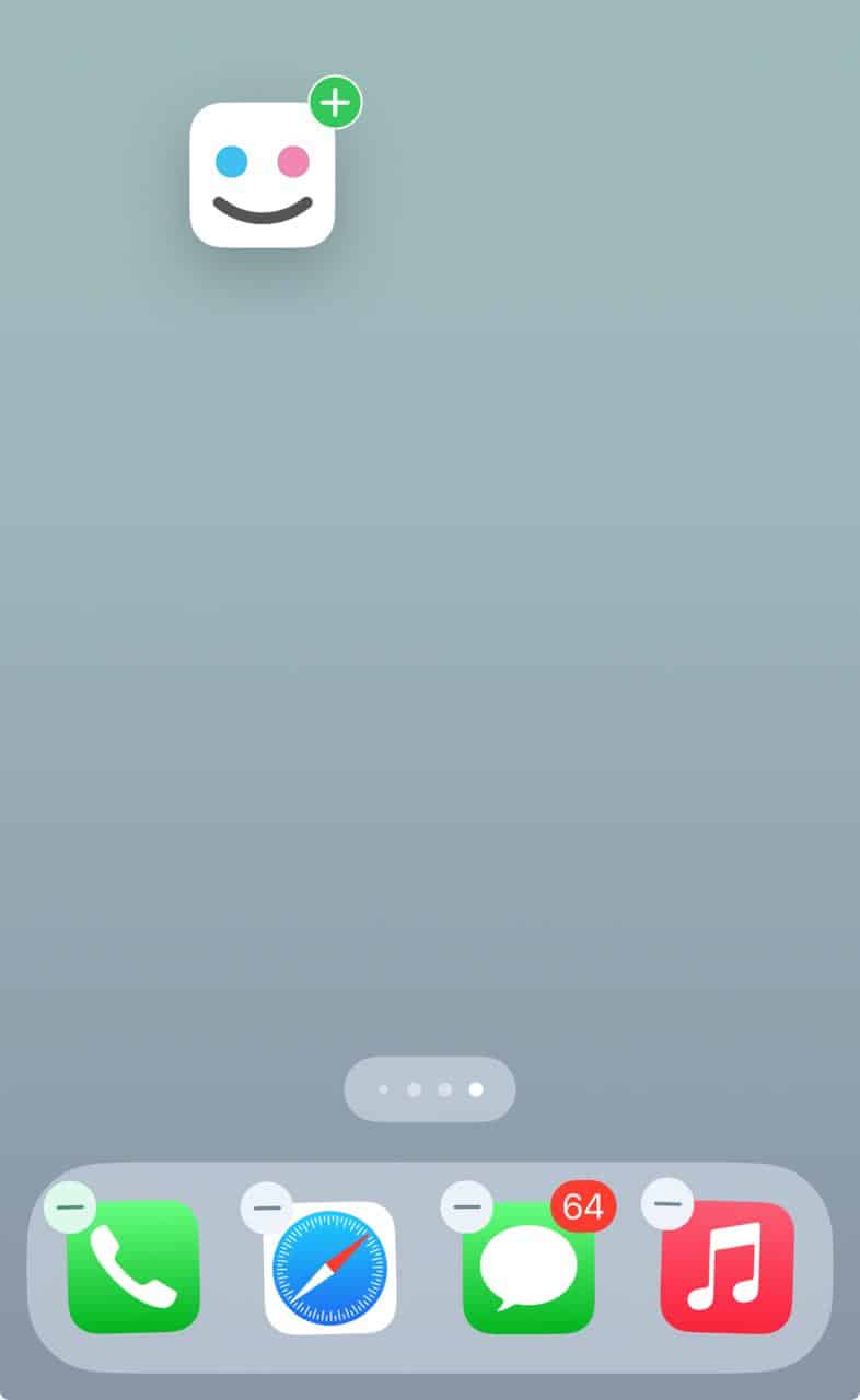 bring back app from app library to home screen