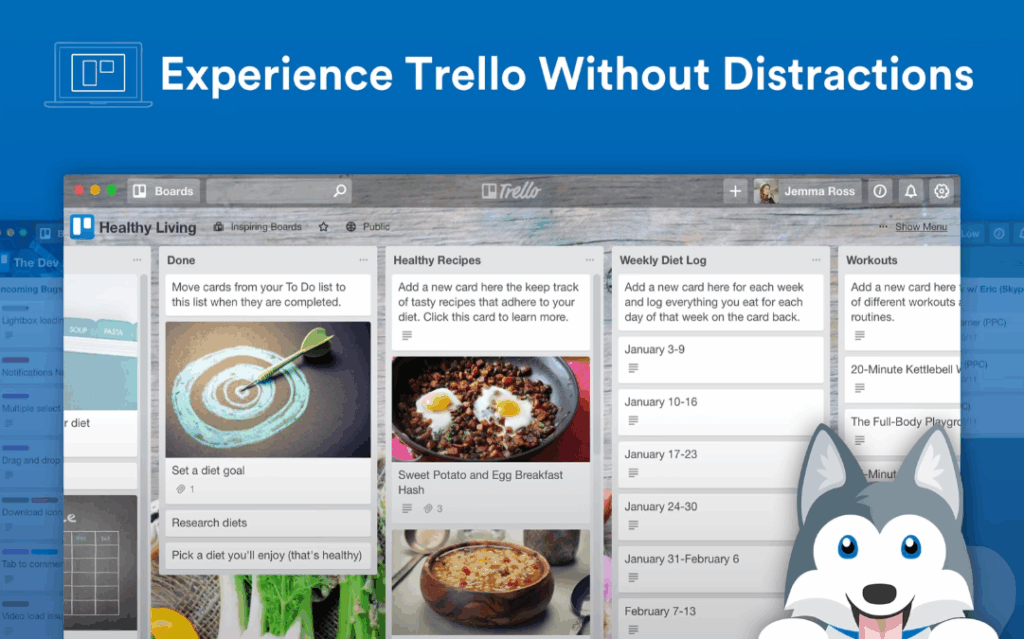 trello project management software for mac