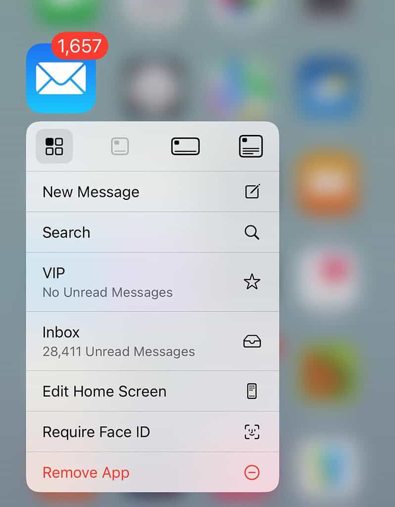 uninstall affected application iPhone