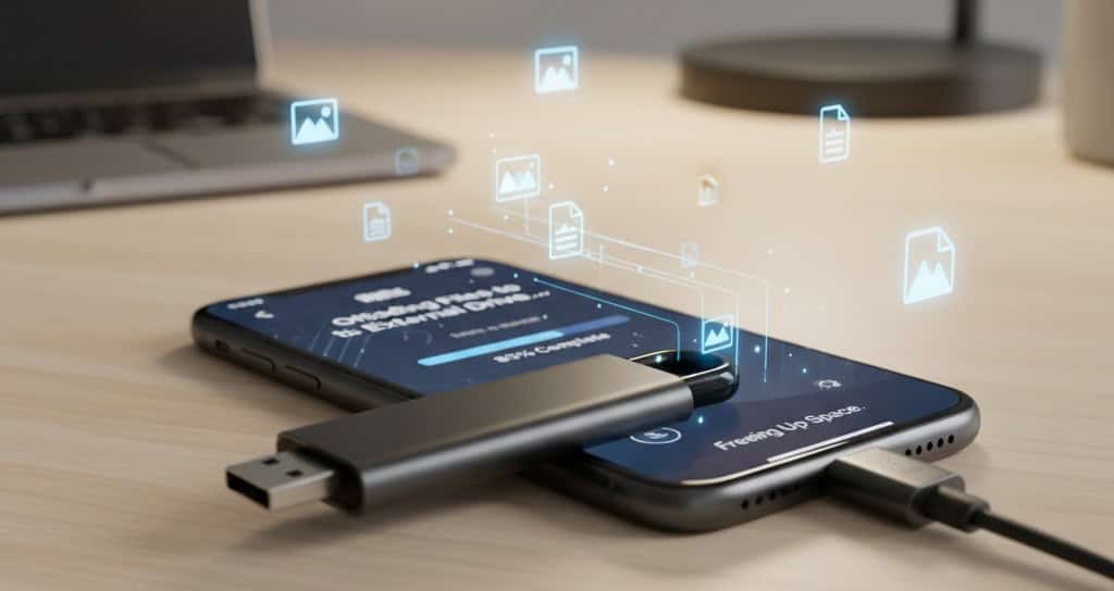 Expand iPhone storage USB Drive