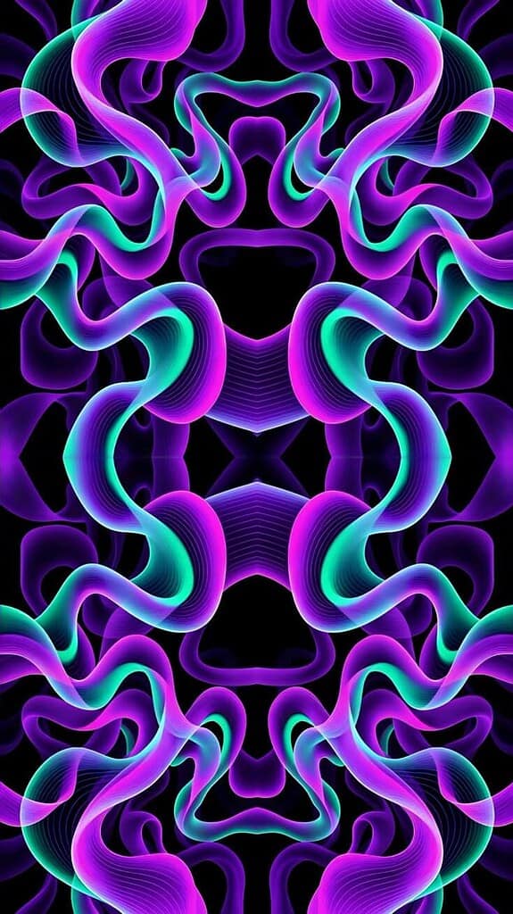 Neon Liquid Glass Mirage iOS 26
