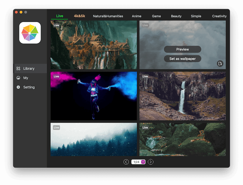 Papier Live-Hintergrundbilder