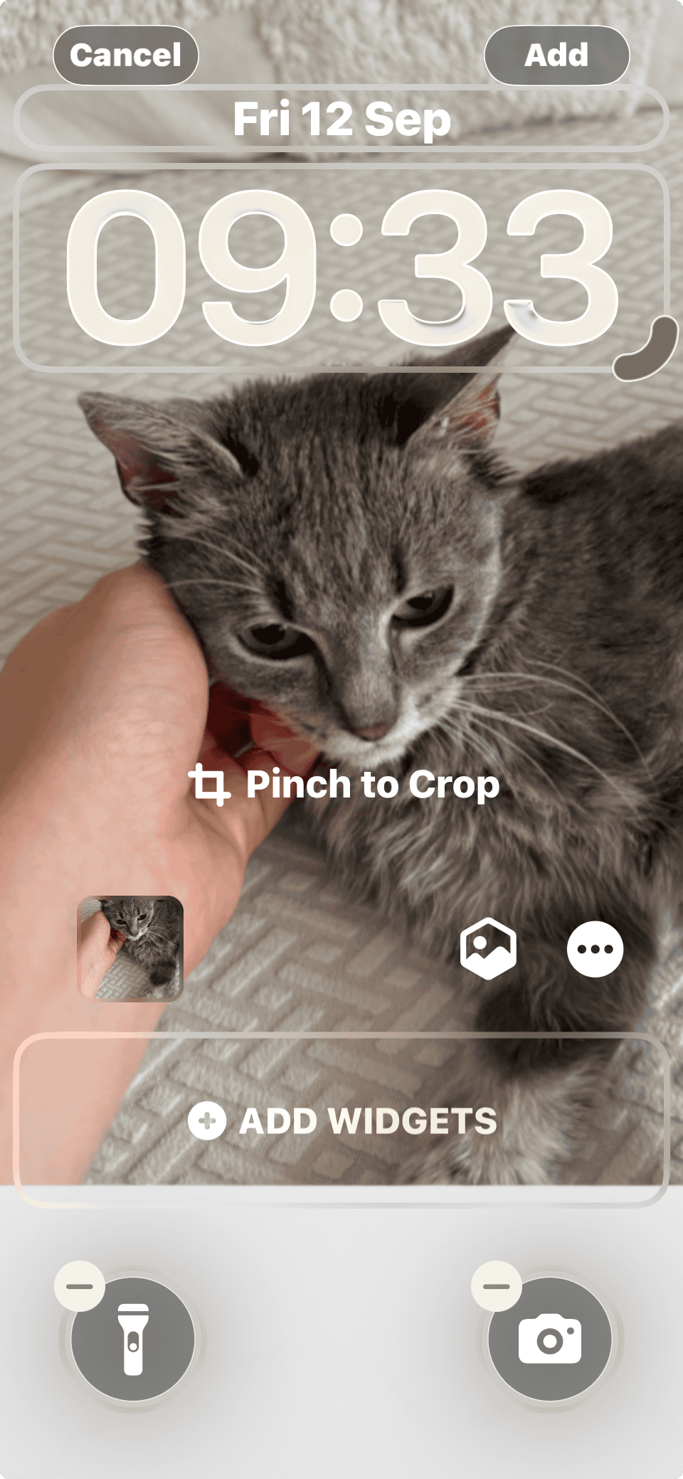 lock screen spacial scene
