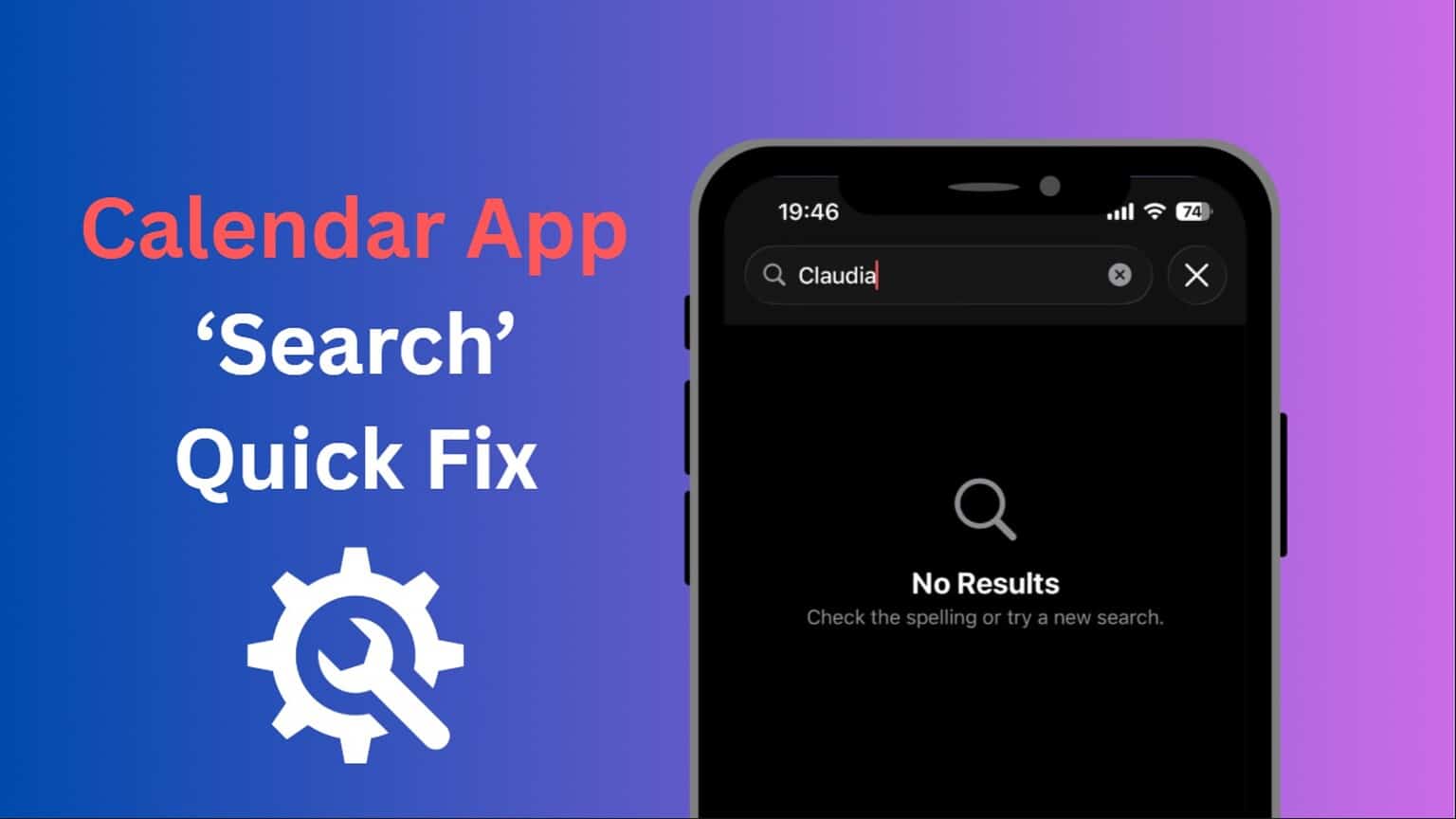 iOS 26 Update Breaks Calendar App Search
