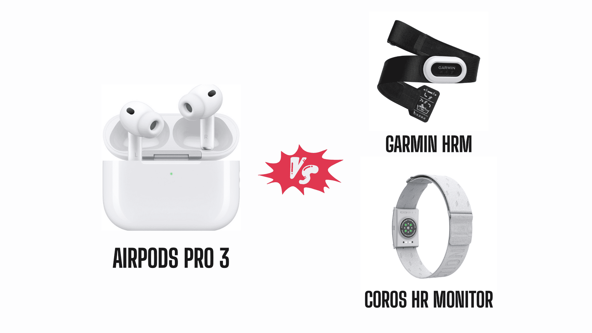 AirPods Pro 3 vs Garmin & Coros for Heart Rate: Can Earbuds Beat Straps?
