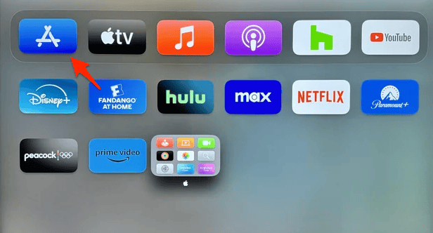 app store on apple tv
