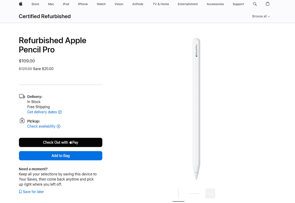 Best Price for Apple Pencil: Where to Buy