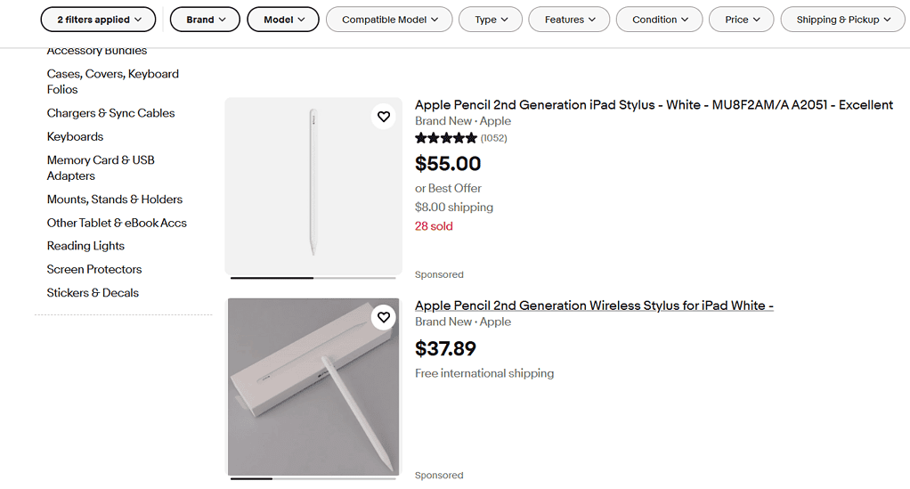 apple pencil sale ebay