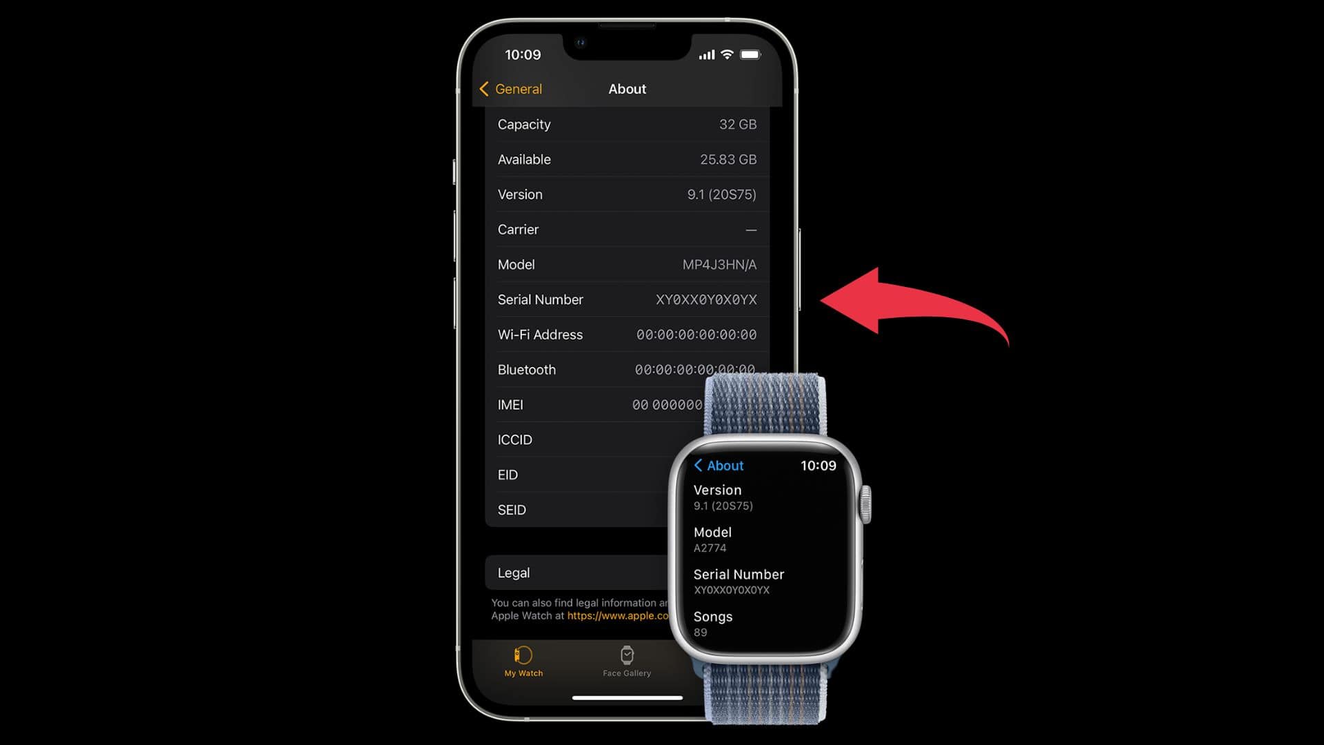 apple watch app imei 2