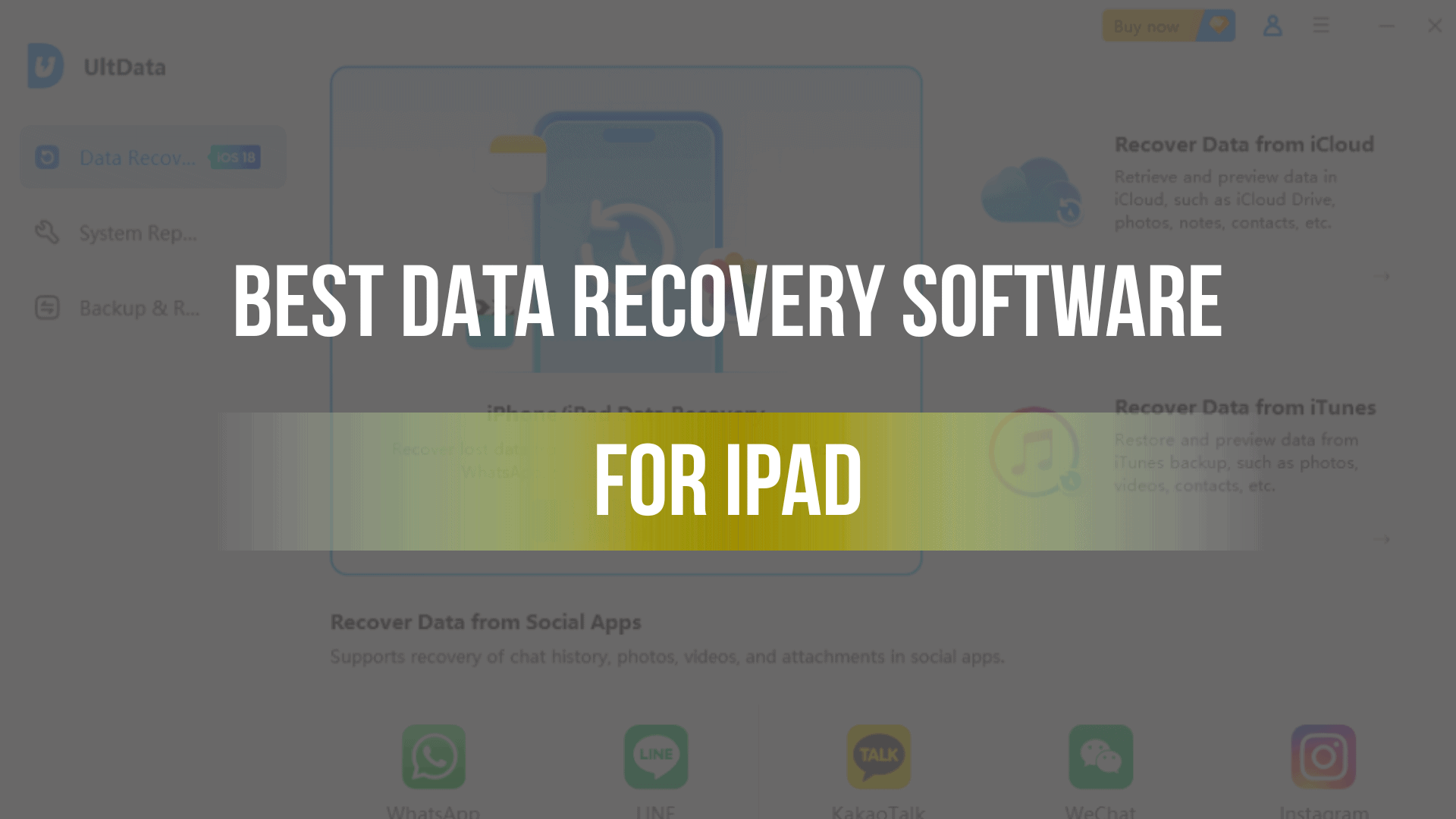8 Best iPad Data Recovery Tools to Get Back Lost Files (2026 Guide)