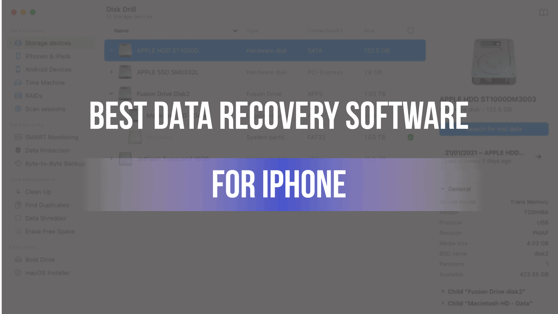 8 Best iPhone Data Recovery Software in 2026 (Tested & Compared)