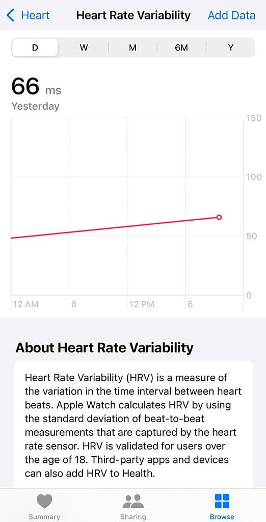 check hrv apple watch