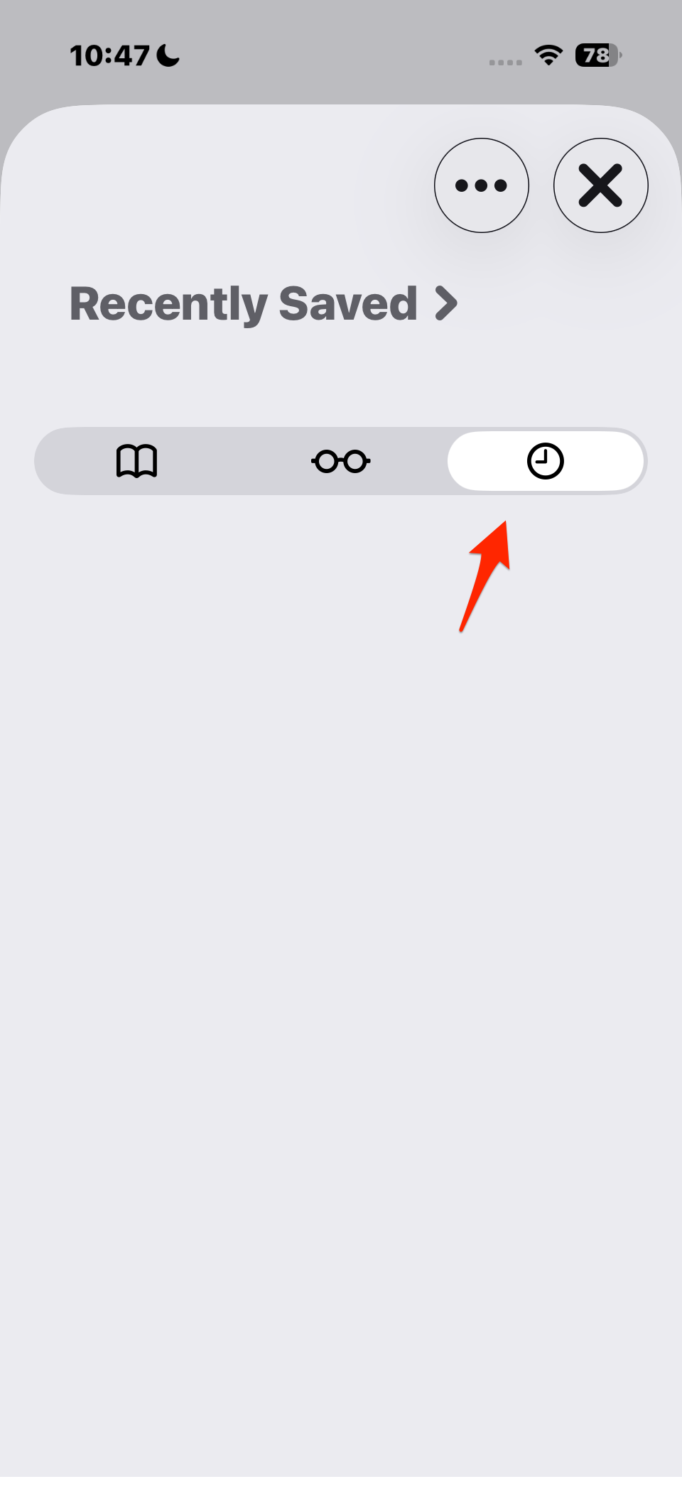 clock history icon
