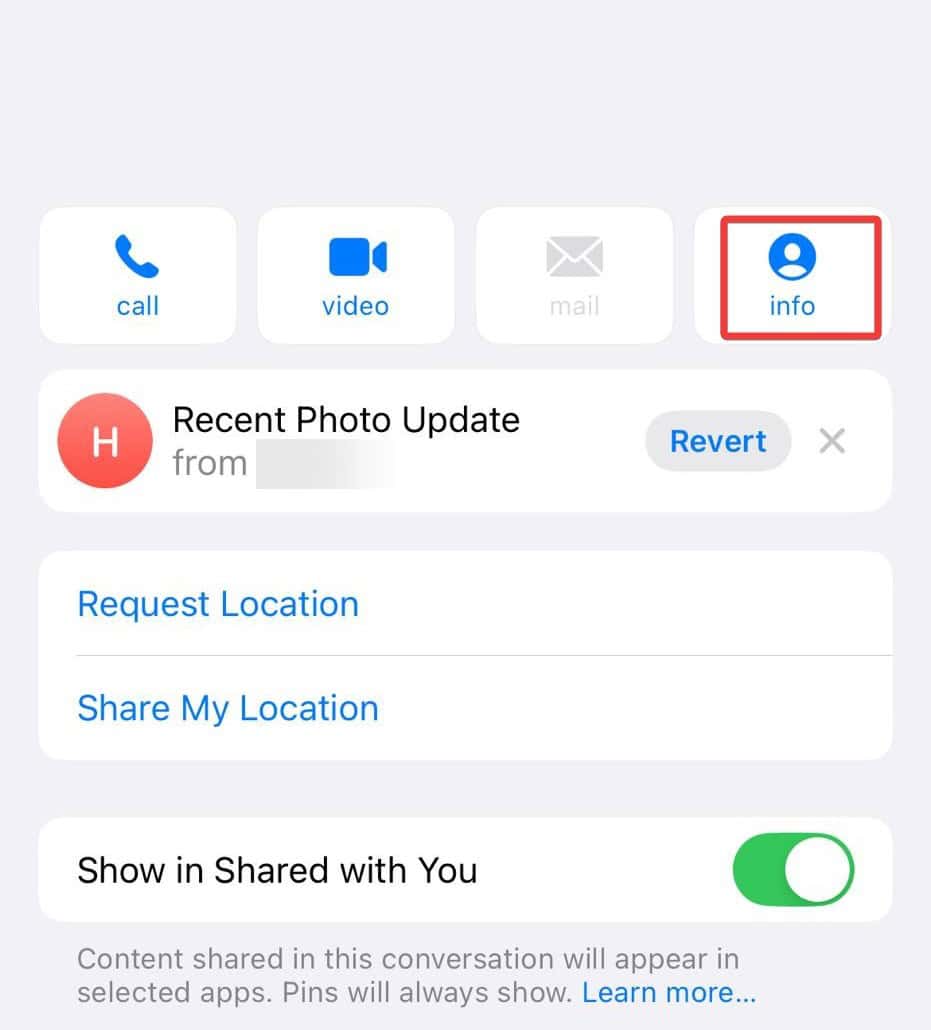 contact info
