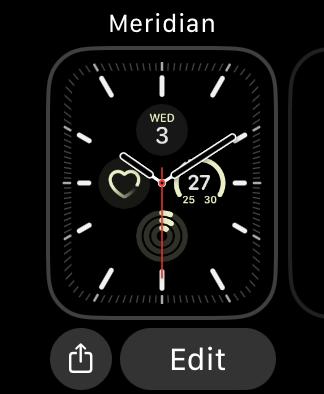 customize apple watch main screen