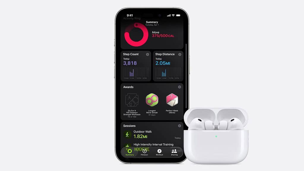 Herzfrequenzsensor AirPods Pro 3