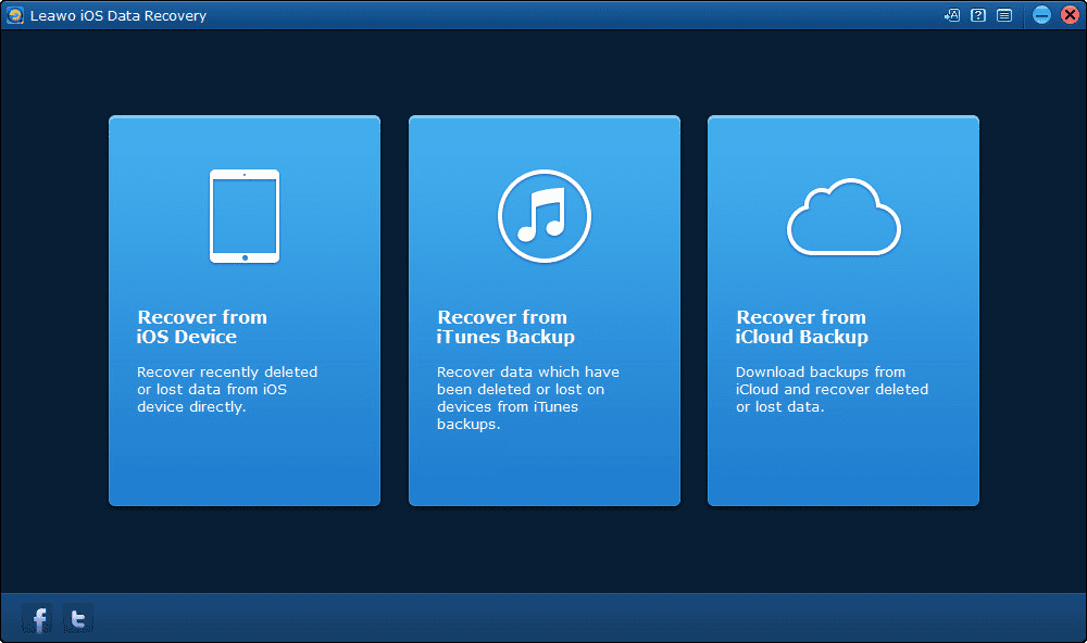 leawo ios data recovery