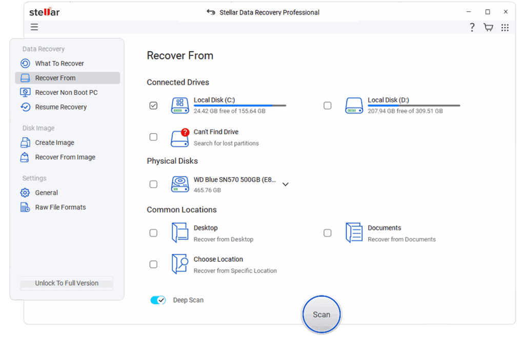 stellar data recovery software