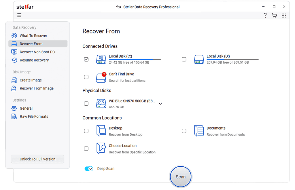 stellar data recovery