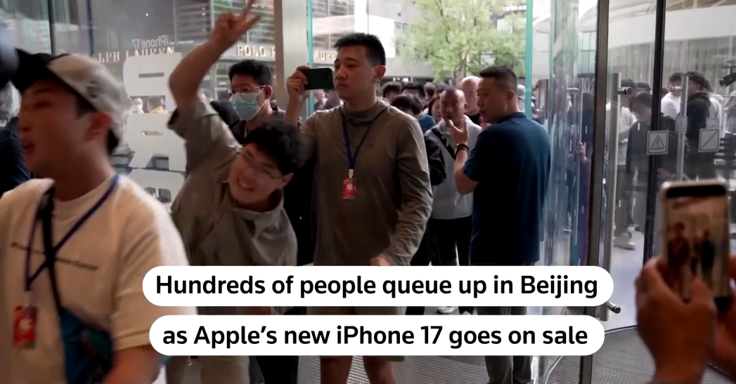 iPhone 17 Launch Sparks Huge Queues in China, Signaling Strong Demand