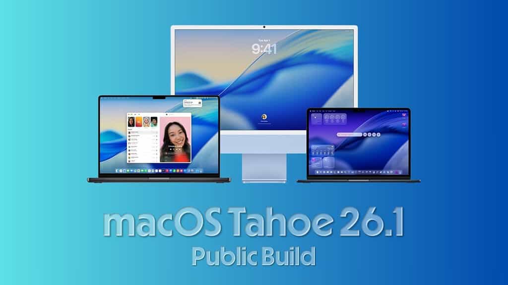 macOS Tahoe 26.1 public