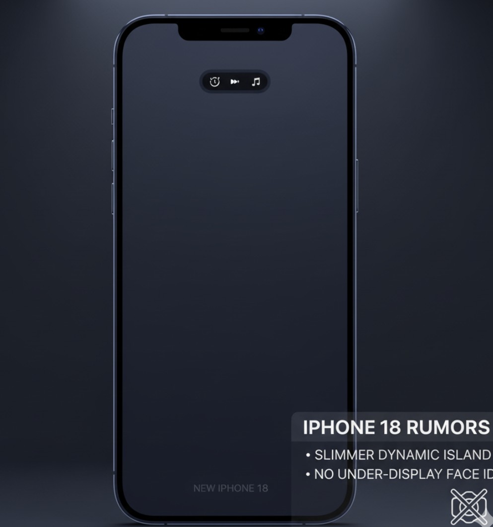 New iPhone 18 rumors: slimmer Dynamic Island, no under-display Face ID