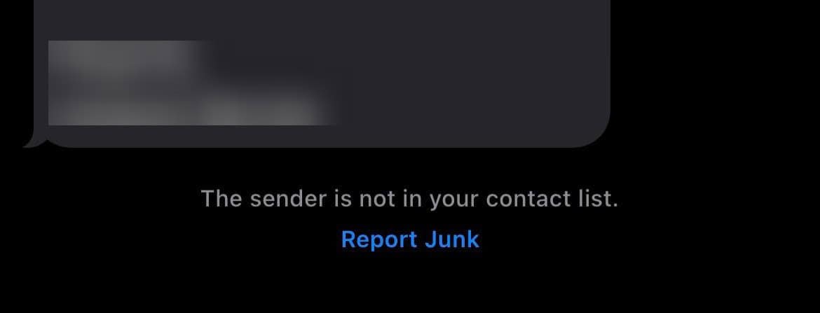 report junk