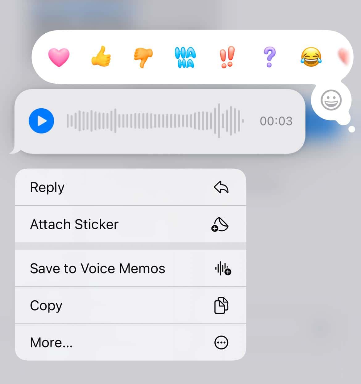 save to voice memos