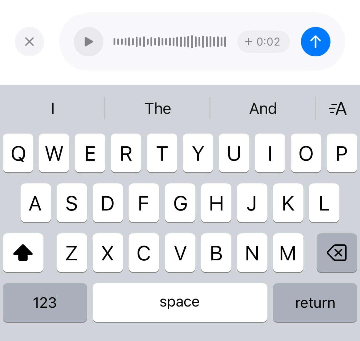 send voice message