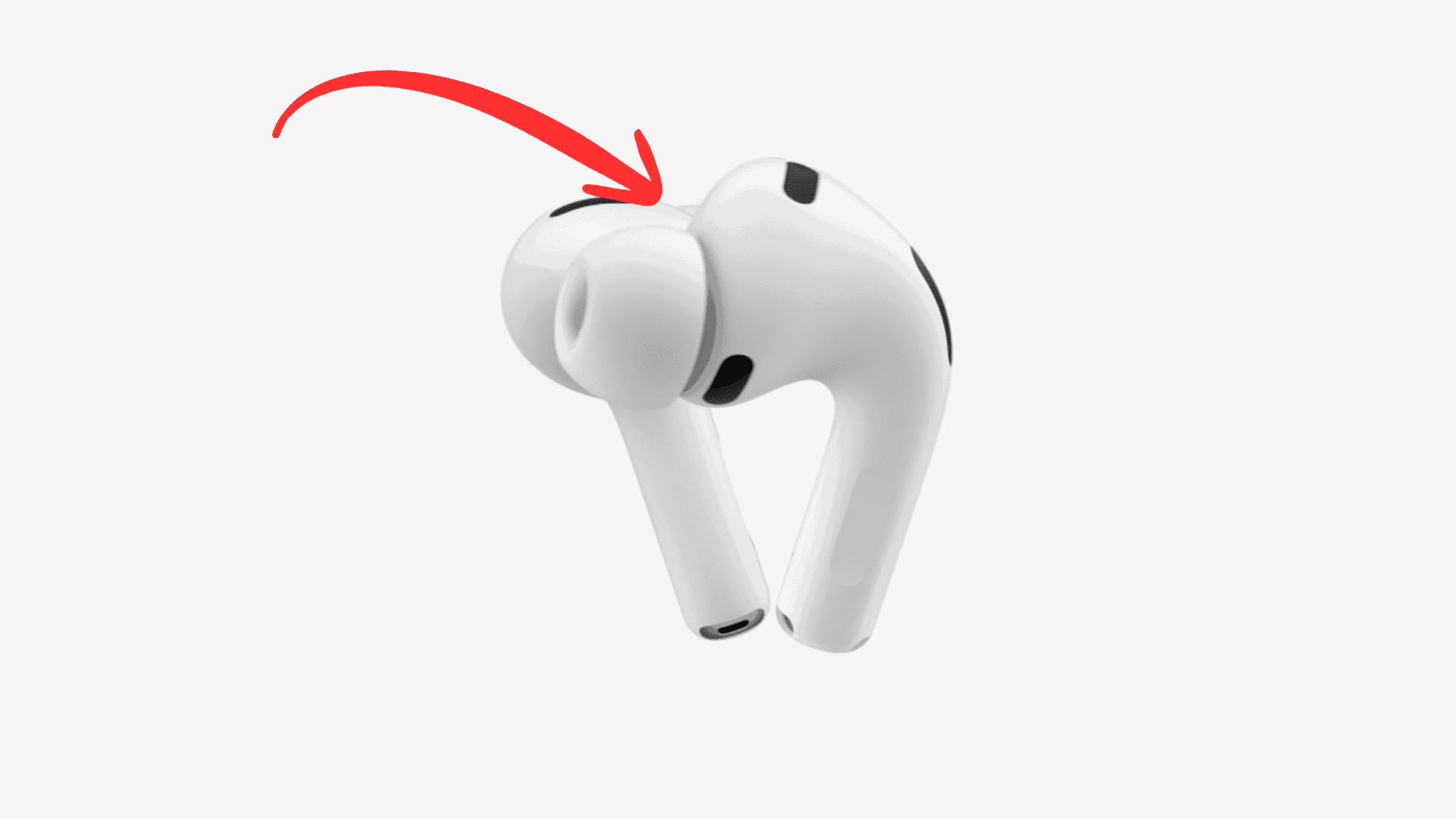 retirer l'embout de l'AirPod 