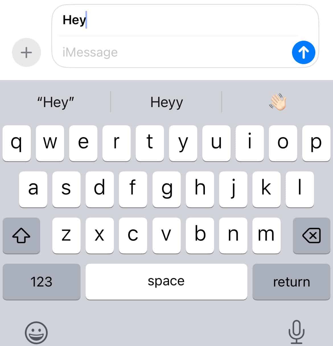 message in subject field