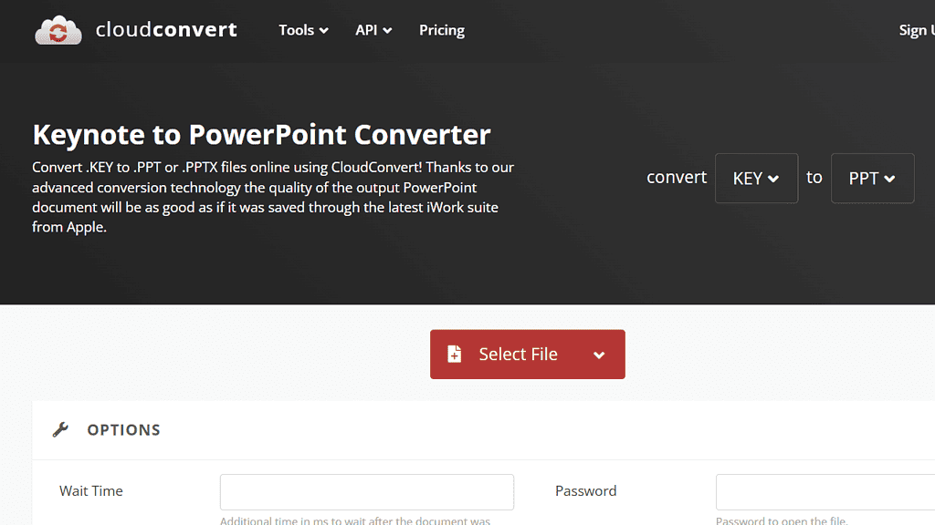 A Keynote to PowerPoint presentation converter