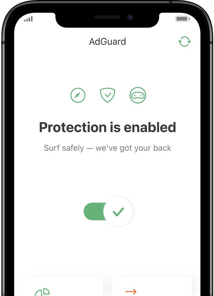 AdGuard on iPhone