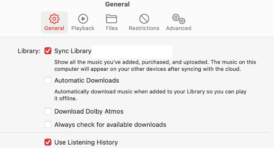 Apple Music Mac bibliotheek synchroniseren