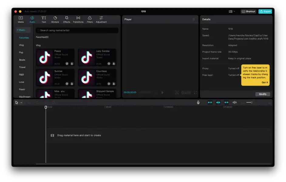 CapCut for Mac