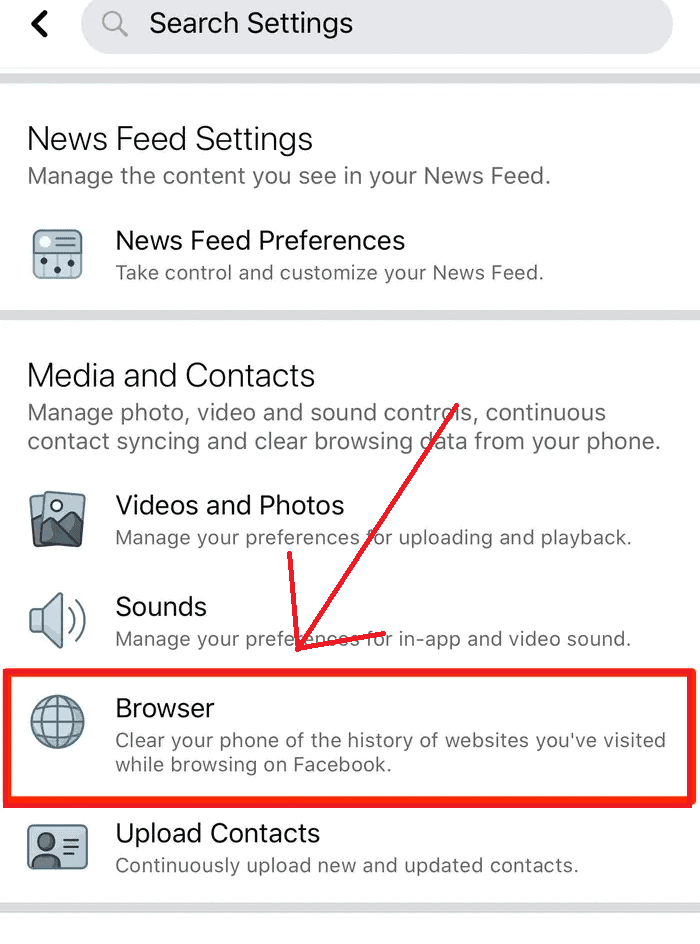 Clear Browser Cache Facebook