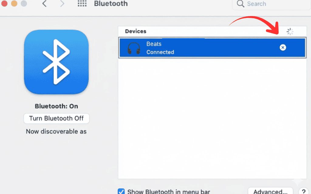 Disconnect Beats from Mac