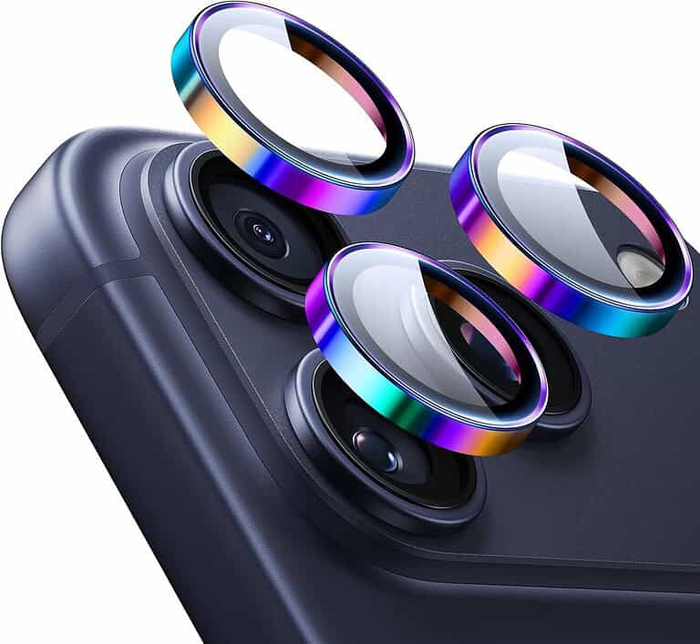 PROTECTEUR D'OBJECTIF POUR IPHONE 15 PRO MAX