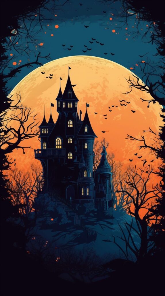 HalloweenWallpaperScaryCastle