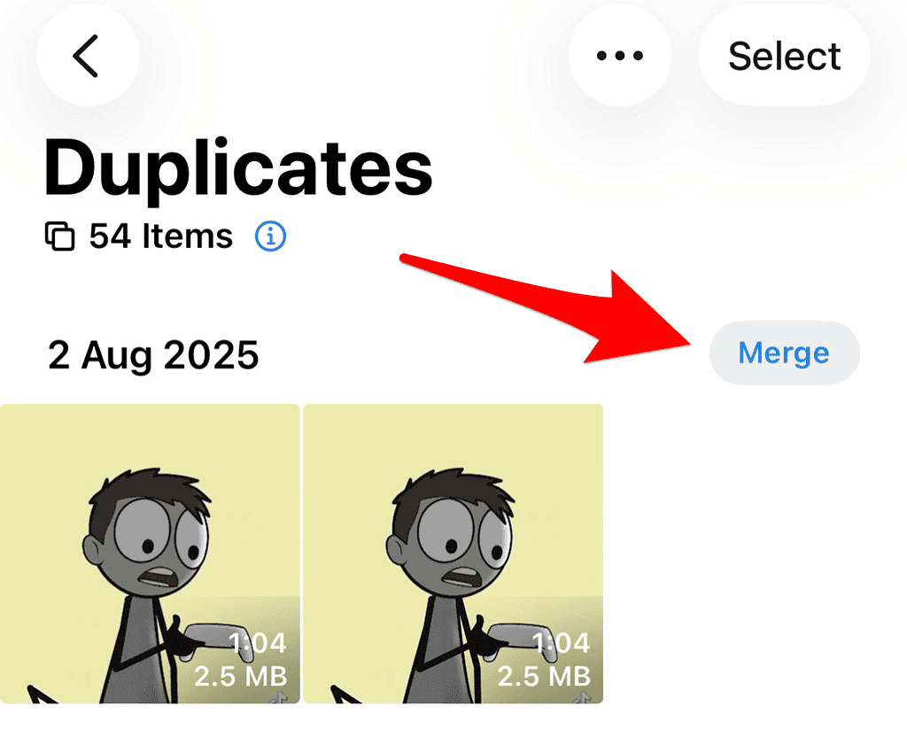 Tap Duplicates