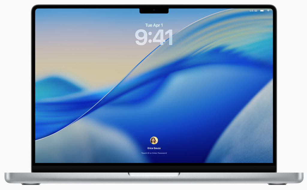 macOS Tahoe lock screen