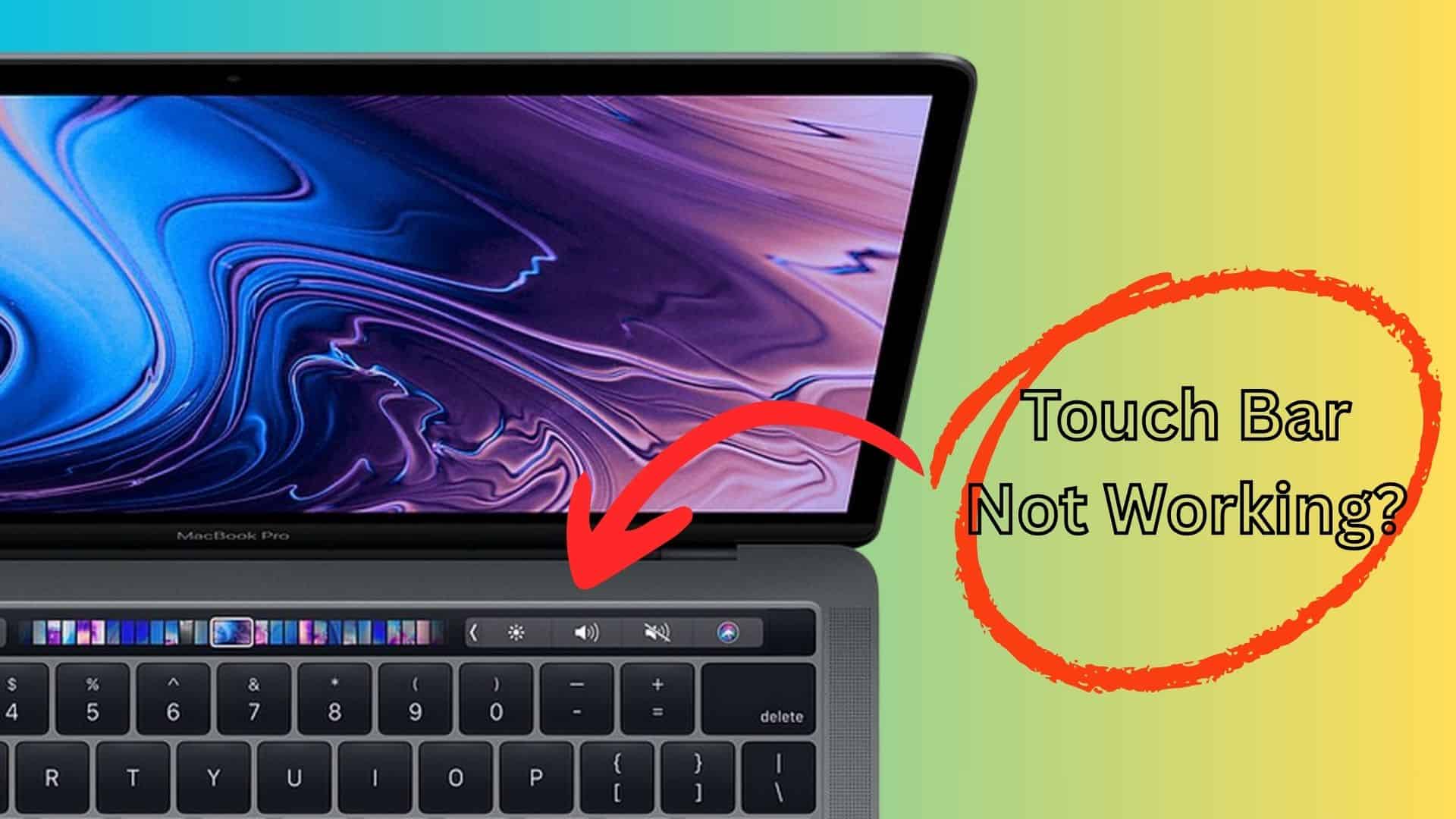 MacOS Tahoe 26 Touch Bar Not Working MacBook