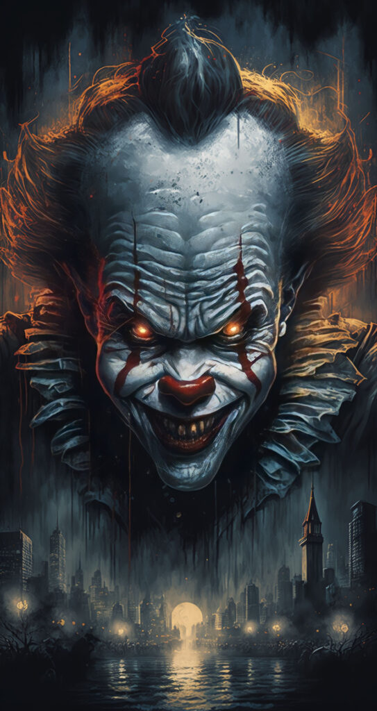 PennywiseSpookyHalloweenWallpaper