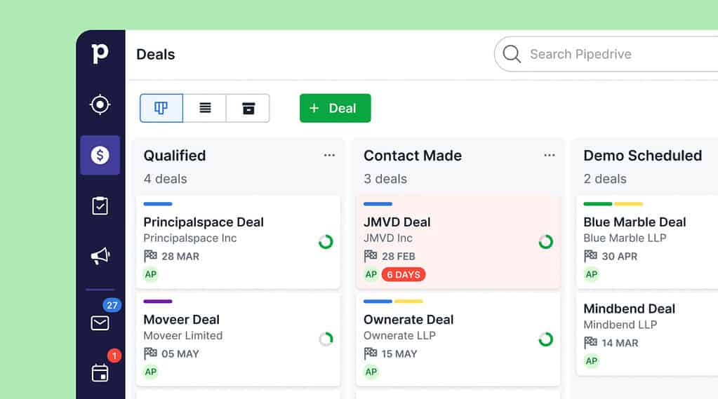 Pipedrive for Mac