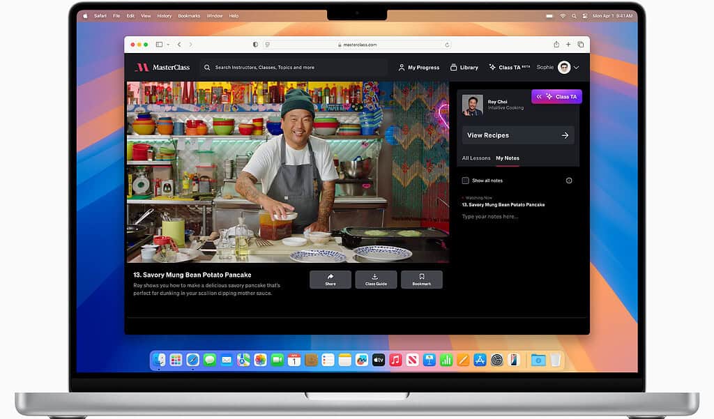 Safari on Mac.