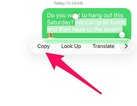 You Can Now Select Just Part of a Text Message to Copy in iOS 26