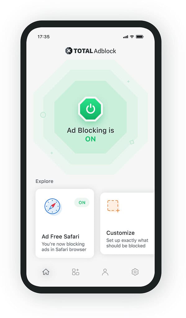 Total AdBlock on iPhone