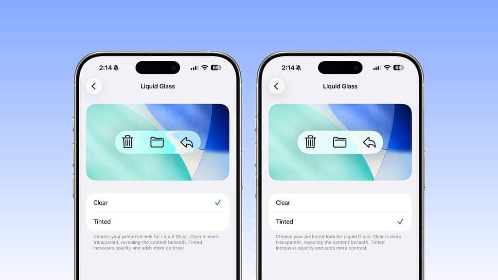 Would Tinted Mode Save More Battery Than Clear Mode in iOS 26.1