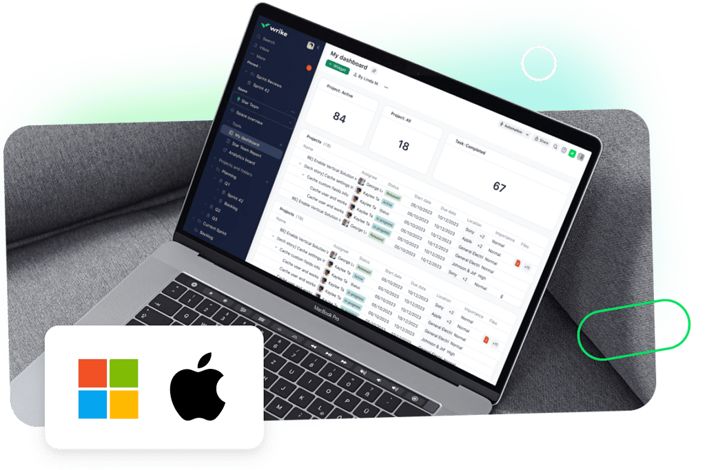 Wrike on a Mac