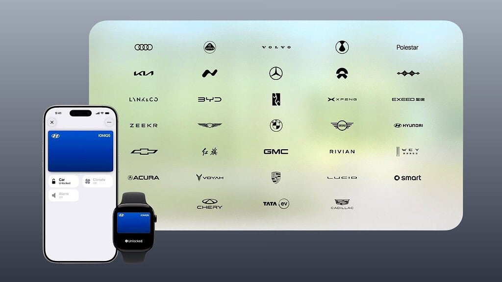 llaves de coche iPhone